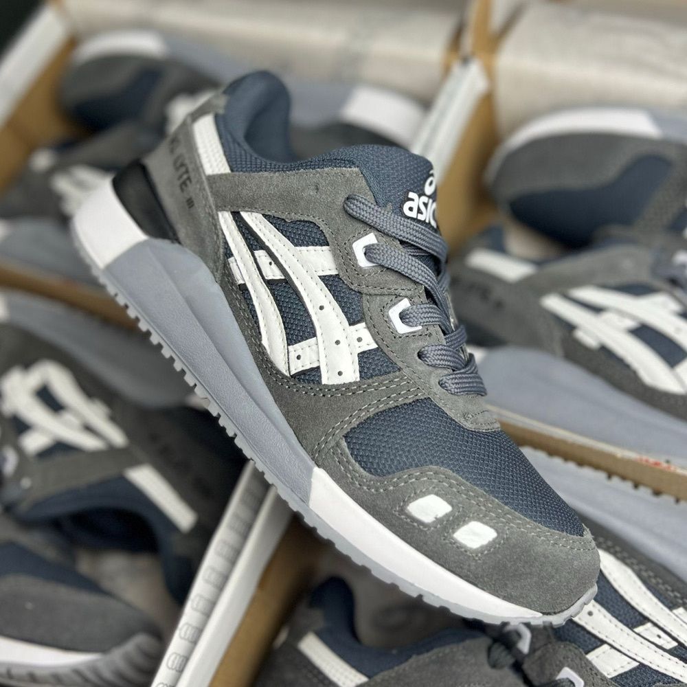 Tênis Masculino Asics Gel-Lyte III CHUMBO Premium em Couro