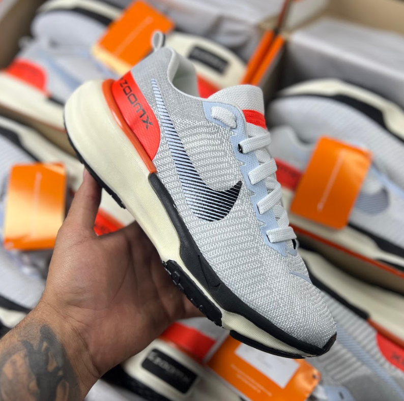 ZoomX - (Linha Premium) Branco/Laranja