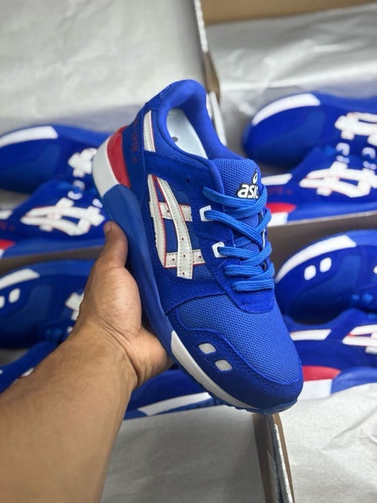 Tênis Masculino Asics Gel-Lyte III X Azul Premium em Couro