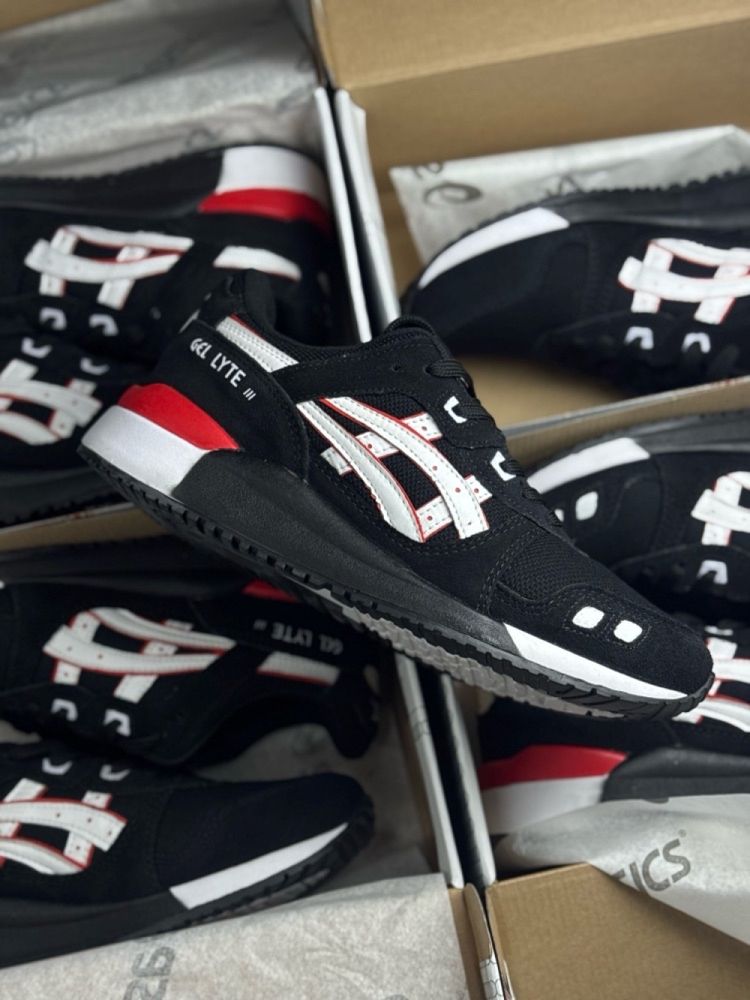 Tênis Masculino Asics Gel-Lyte III X Preto Premium em Couro